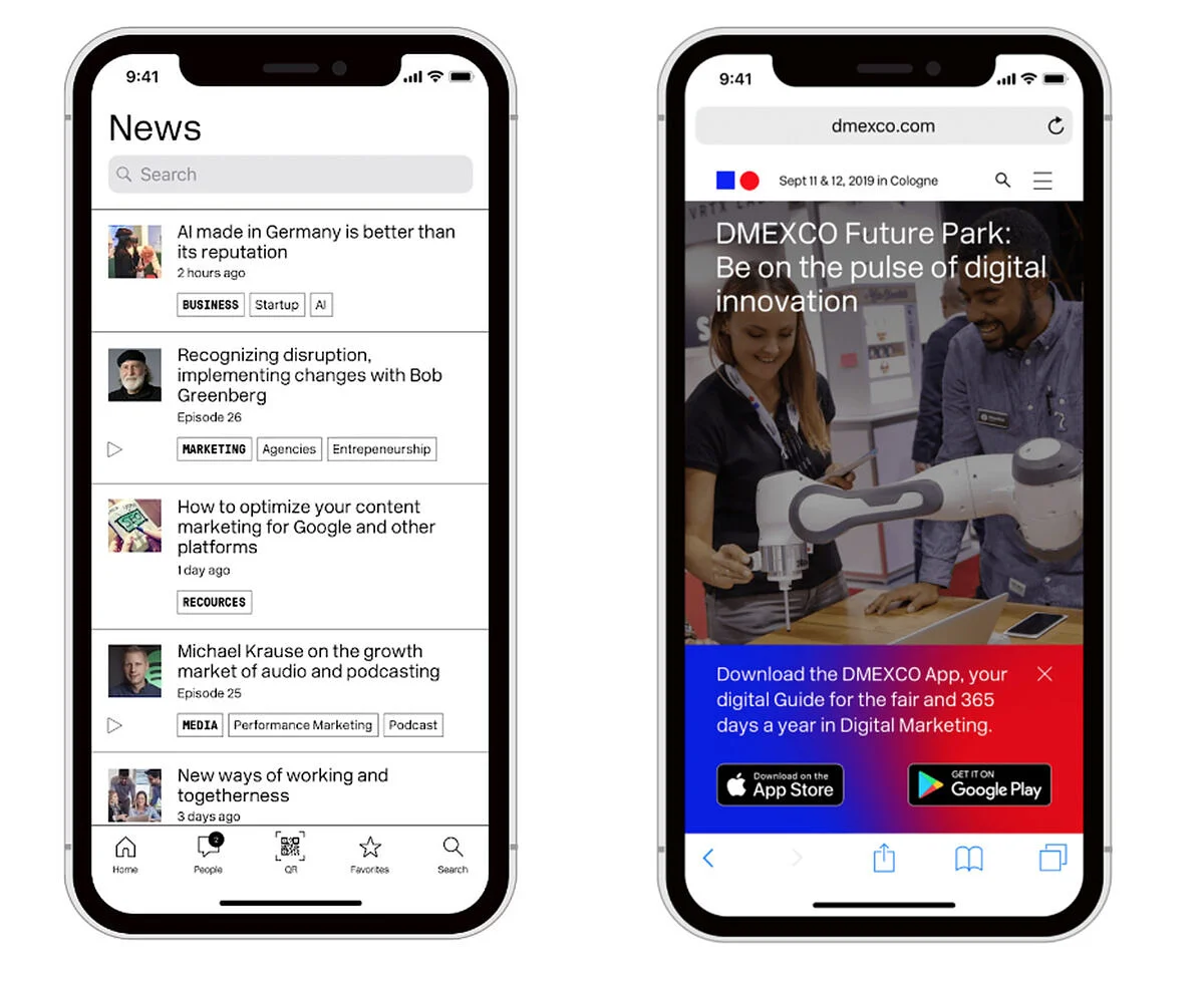 The DMEXCO App: a ticket key and network in one