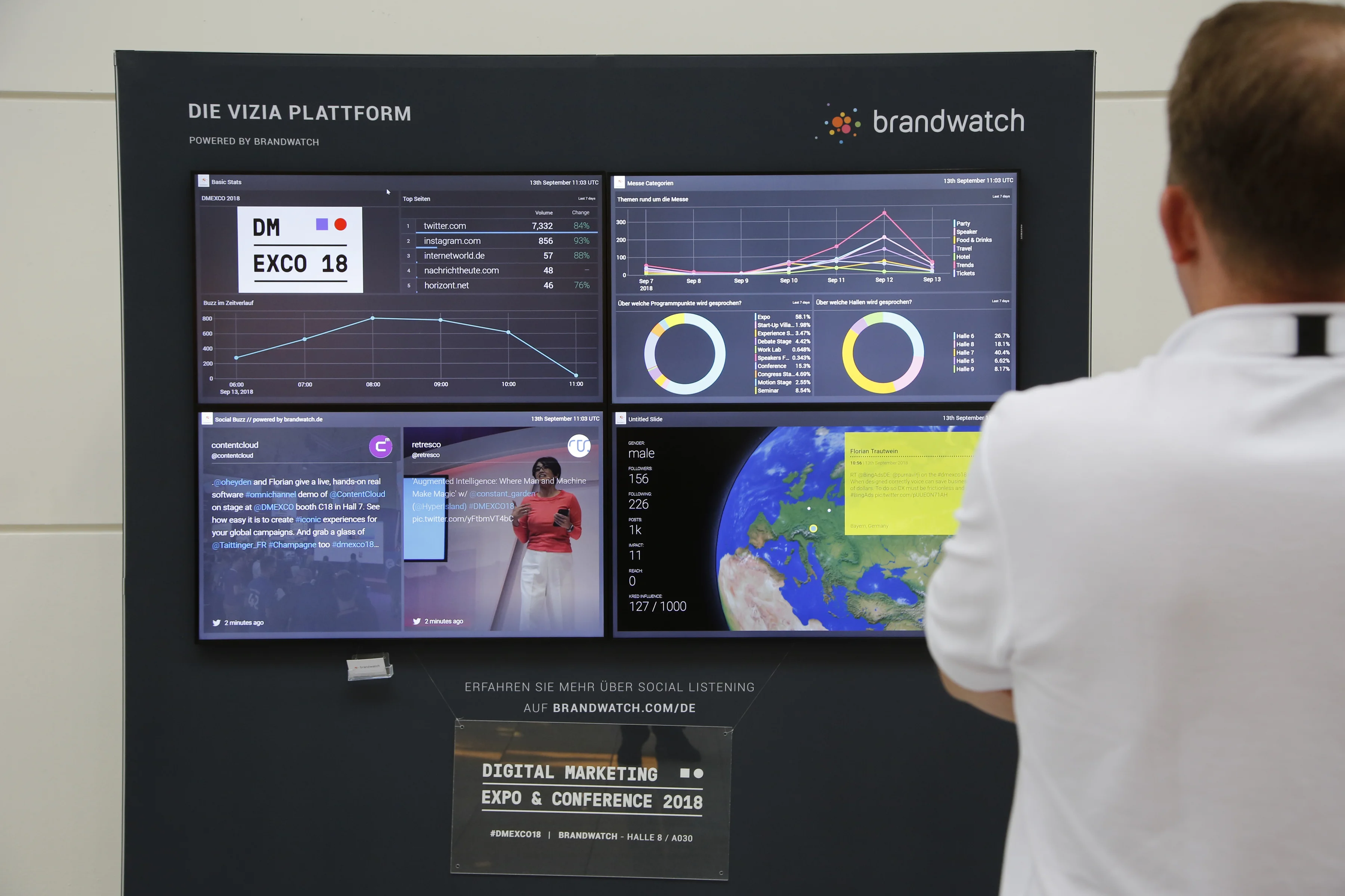 Werbeflächen, Eingang Nord Vertrauen, Ethik und ein neuer Kundenfokus – die Trends der DMEXCO 2019