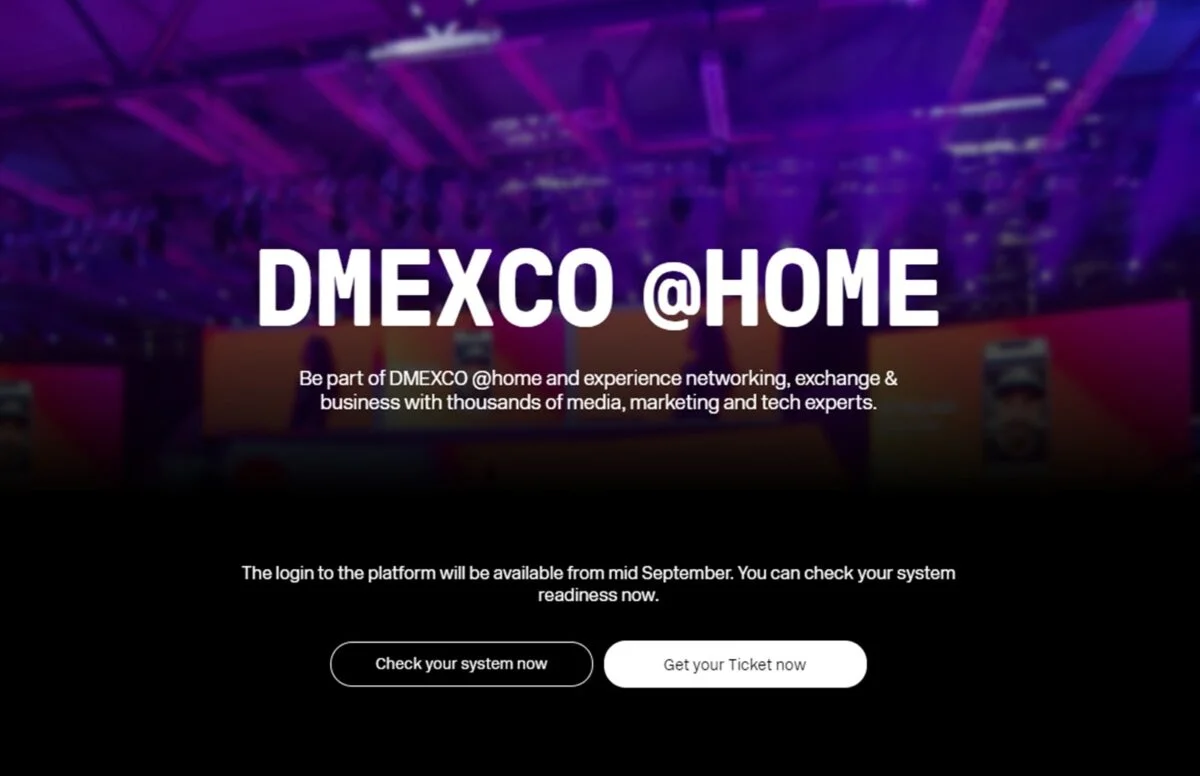 The functions and features of DMEXCO @home are sure to make the digital expo visit a success for visitors.