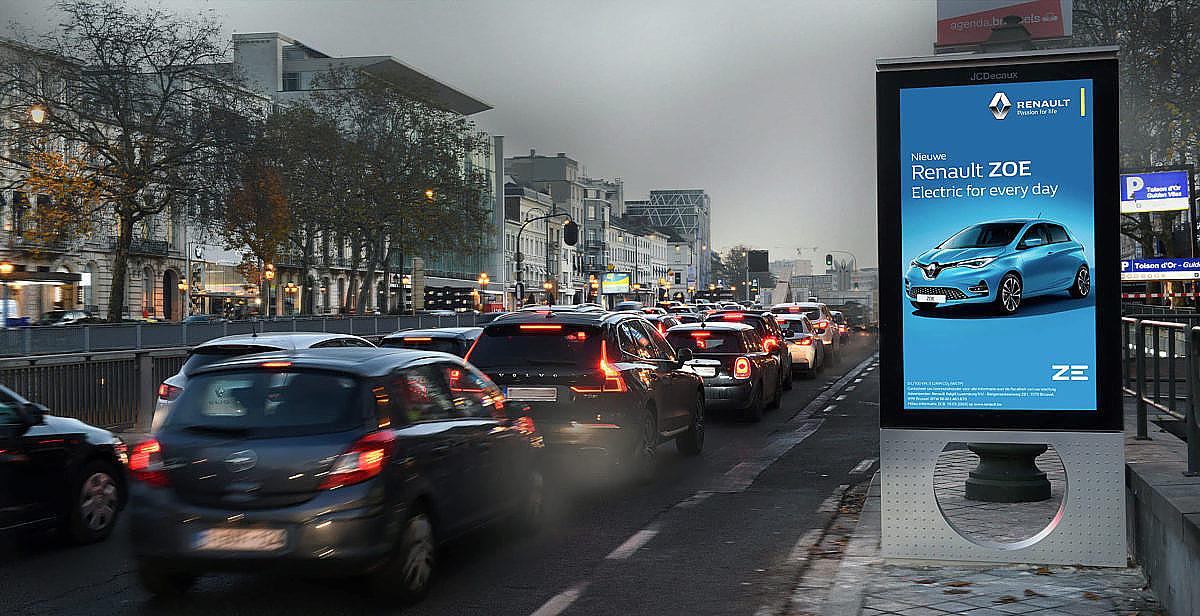 Programmatic Out of Home – Renault-Kampagne in der programmatischen Außenwerbung.