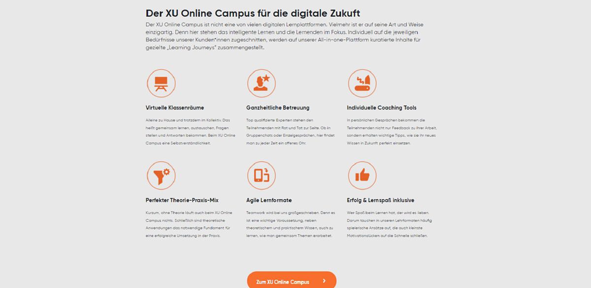 XU Online Campus – Lernplattform der XU Group XU Online Campus – Lernplattform der XU Group