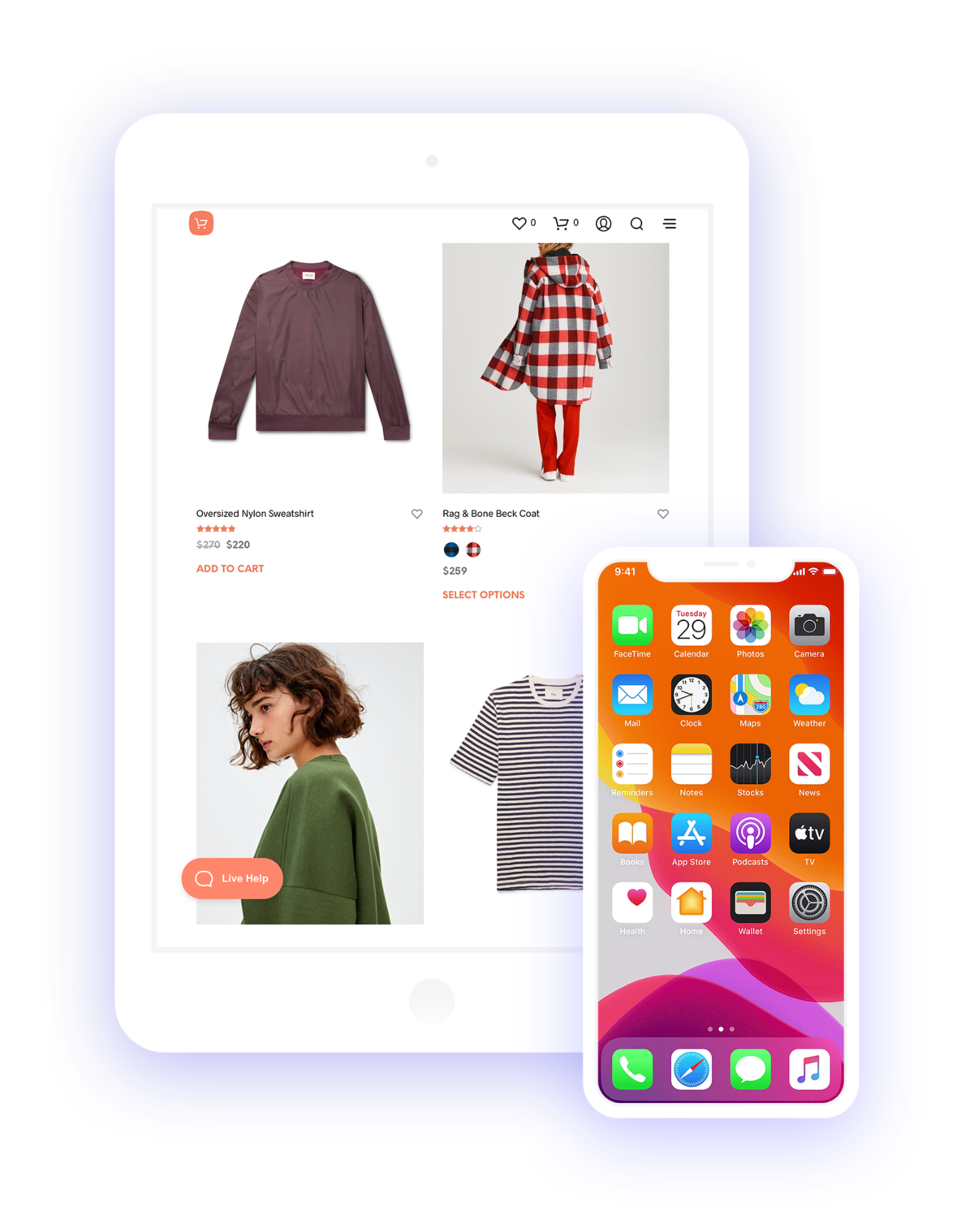 Nutze den Fullstack-Modus in native mobile Apps. Der Fullstack-Modus funktioniert auch ohne klassische Web-Architektur.