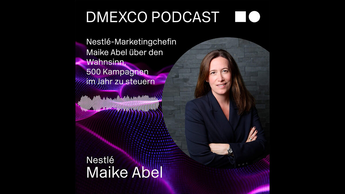Maike Abel, Marketing-Chefin von Nestlé, spricht im DMEXCO Podcast über zeitgemäßes Marketing Management und Brands.