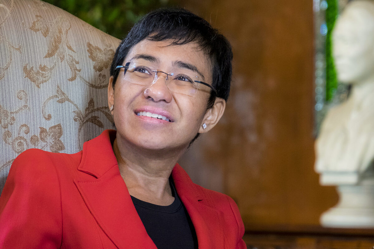 Friedensnobelpreisträger Maria Ressa Maria Ressa wird für ihren Kampf für die Pressefreiheit mit dem Friedensnobelpreis geehrt.
