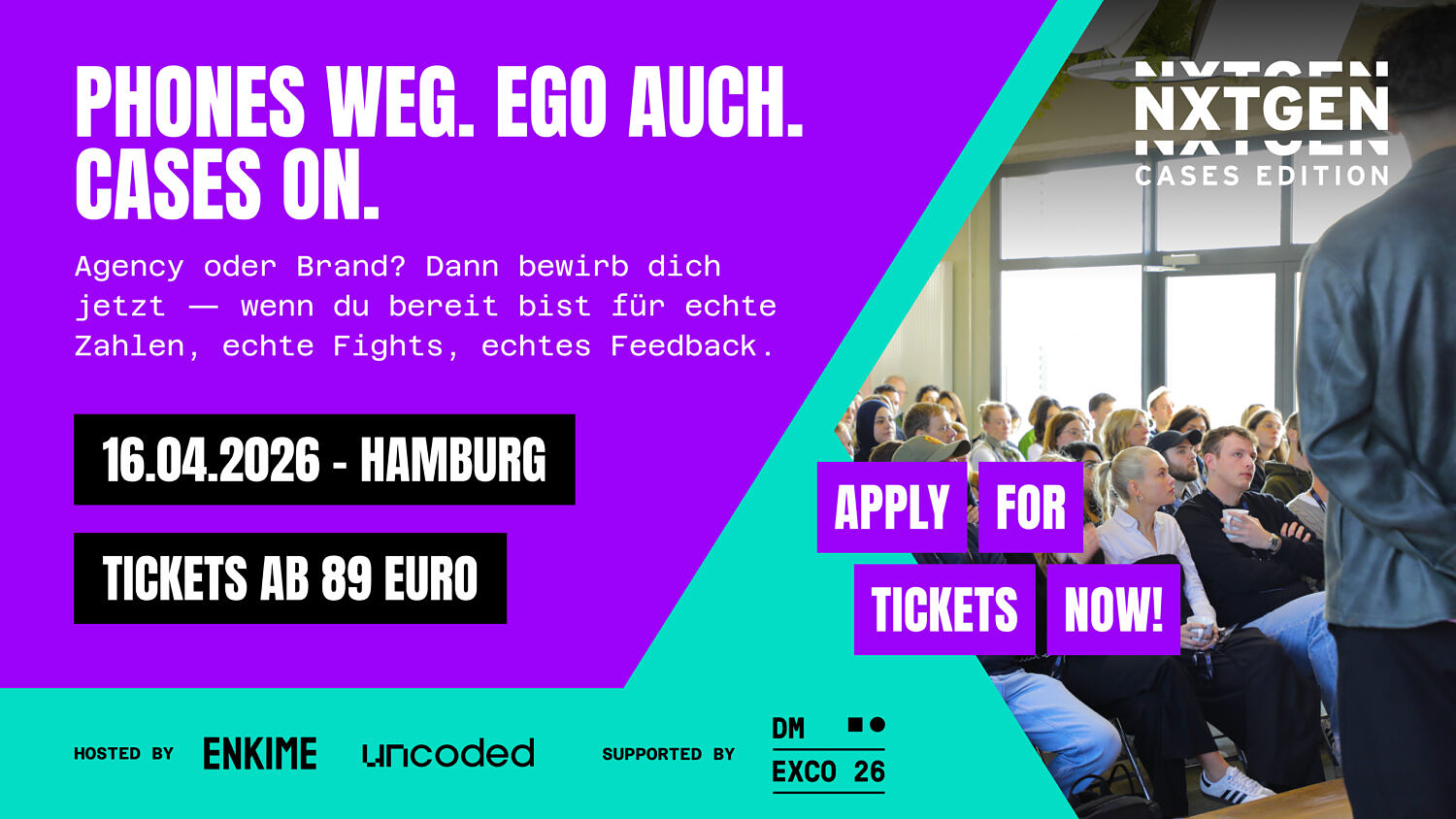 NXTGEN CASES EDITION - 16.04.2026 Hamburg