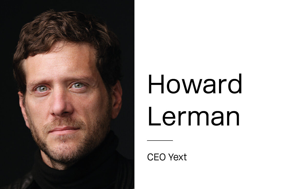 Howard Lerman, Co-Founder und CEO von Yext, spricht im Podcast mit Alex Wunschel unter anderem über die Branded Search.