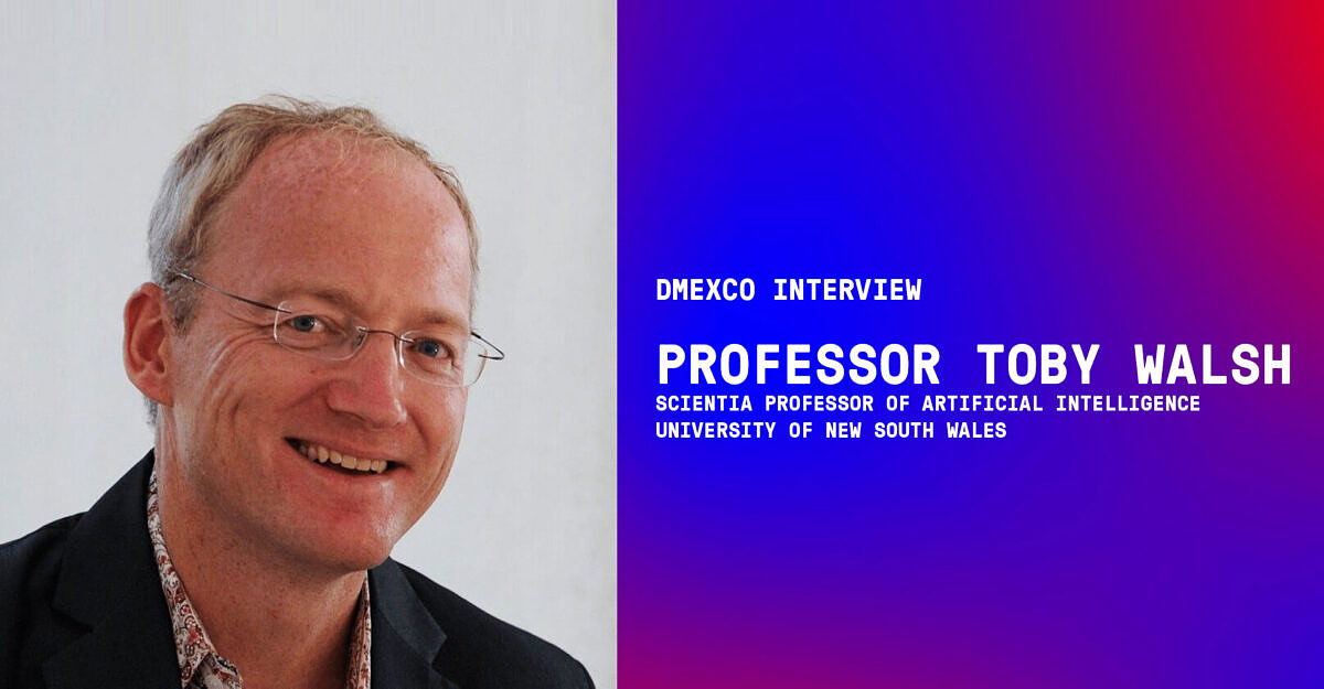 In the DMEXCO podcast, Professor Toby Walsh explains how artificial intelligence and intelligent machines think. 