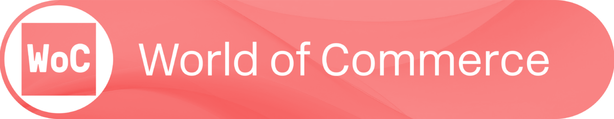 Logo banner of the World of Commerce at DMEXCO 2026.