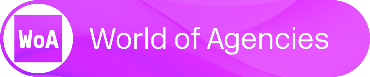 Logo banner of the World of Agencies at DMEXCO 2026.