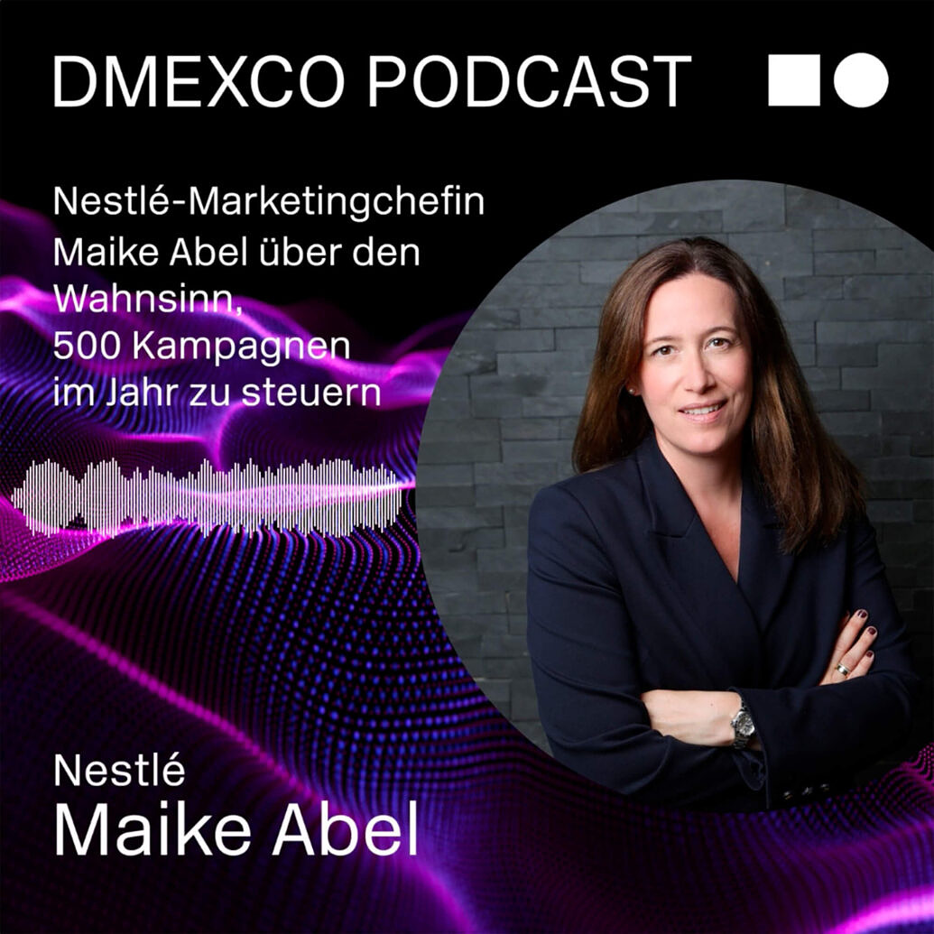 Maike Abel, Marketing-Chefin von Nestlé, spricht im DMEXCO Podcast über zeitgemäßes Marketing Management und Brands.