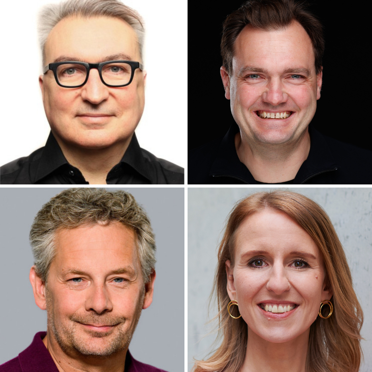  Thomas Mosch, Director Conference at DMEXCO, Alexander Graf, co-founder of Spryker, Dirk Freytag, President of BVDW, and Verena Gründel, Host of DMEXCO. 